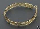 Metal Deep Gold colored Bracelet  9824