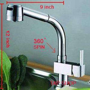 New Drawing Chrome Kitchen wash Basin Faucet Mixer Tap  