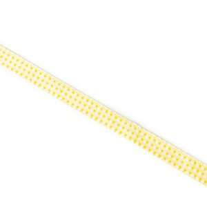  Yellow Polka Dot Print Wired Craft, Wedding & Holiday 