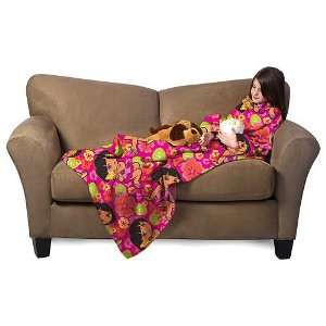  Dora Explorer Blanket with Sleeves   Flowers Fleece Comfy 