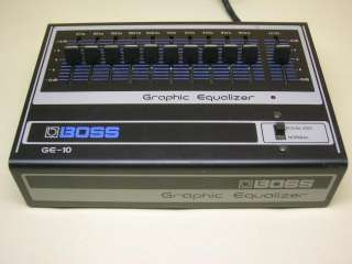 Vintage BOSS GE 10 Graphic Equalizer Roland Made in Japan Early Van 