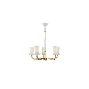  Barbara Barry Small All Aglow Chandelier in Soft Brass 