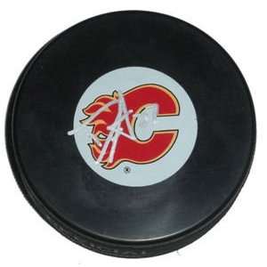  Derek Smith Signed Calgary Flames Hockey Puck Sports 