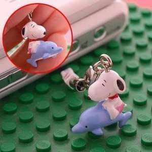    Snoopy Happy Hobby Phone Strap Riding Dolphin Toys & Games