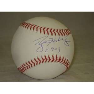  Roy Halladay Autographed Ball   CY 03 JSA   Autographed 