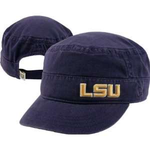 LSU Tigers Womens New Era Military Adjustable Hat: Sports 