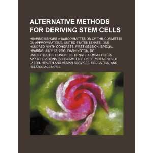  Alternative methods for deriving stem cells hearing 