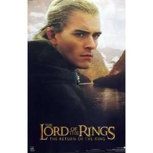  Lord Of The Rings 23x35 Return King Legolas Movie Poster 