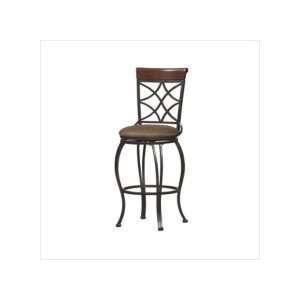  Linon 24 Curves Back Counter Stool