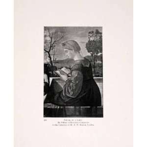  1907 Print Vittore Benedetto Carpaccio Portrait Lady 