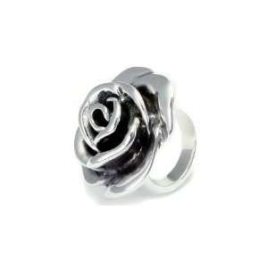  Sterling silver rose ring 