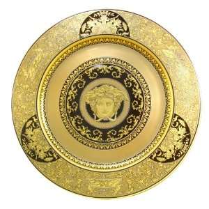 Versace by Rosenthal Arcadia (Medusa Gold) Service Plate:  