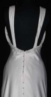   649 Ella Ivory 8 Informal Destination Wedding Ball Gown Bridal Dress