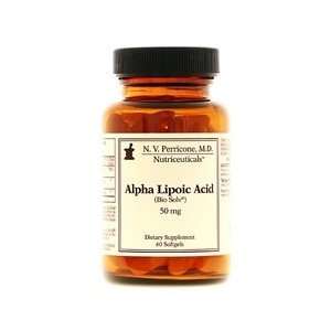   Perricone M.D. ALPHA LIPOIC ACID Dietary Supplements 50mg 60 Capsules
