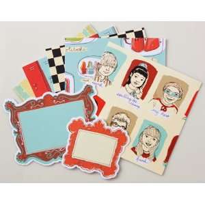   : Schoolhouse Pop Scrapbook Paper Collage Kit: Arts, Crafts & Sewing