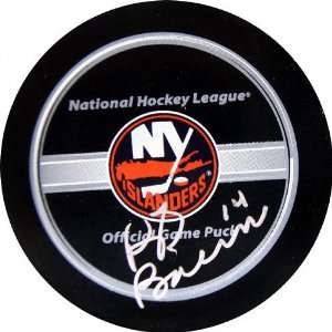  Bob Bourne New York Islanders Autographed Hockey Puck 