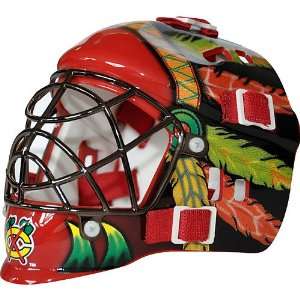 Chicago Blackhawks Mini Goalie Mask:  Sports & Outdoors