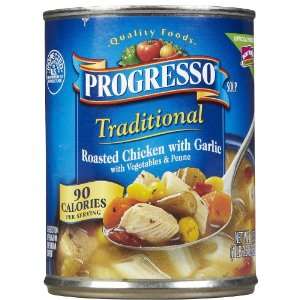 Progresso Roasted Garlic Chicken, 18.5 oz, 12 pk  Grocery 