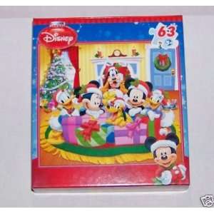  Disney Mickey Mouse and Friends Christmas Puzzle 63 Pieces 