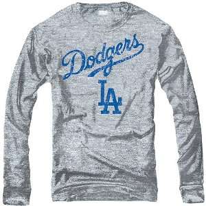 Los Angeles Dodgers Triblend Arch Graphic Long Sleeve T Shirt by 