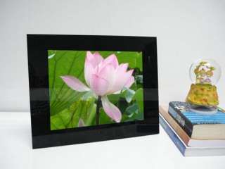 New 12.1Inch LCD Digital Photo Frame Album AVI MP3 With Lamp Key White 