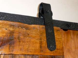 Sliding Door Antique Wood Hand Crafted Custom Hardware Adjustable 