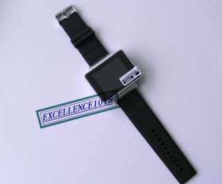 QUAD BAND COOL BLACK TOUCH SCREEN WATCH CELL PHONE  CAMERA WATCH 