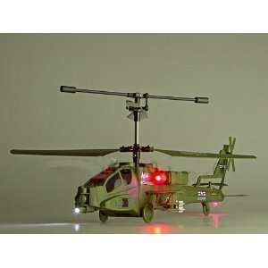   Medium Size US ARMY APACHE Rechargeable Helicopter 