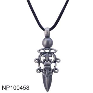Mens Gunmetal Pendant 16 18 Necklace in Variety Styles  