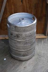   STAINLESS STEEL KEG ANHEUSER BUSCH GREAT FOR HOMEBREW GOOD CONDITION