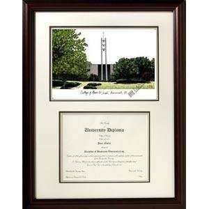  College of Mount St. Joseph Graduate Framed Lithograph w 