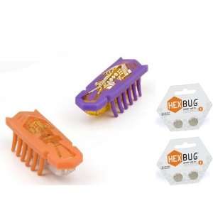 Pack Hexbug Nano (Colors May Vary) + 2 Hexbug Replacement Batteries 
