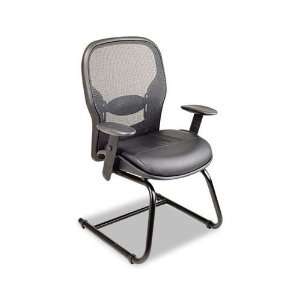   Series Professional Visitor`s Chair W/Leather Seat: Office Products