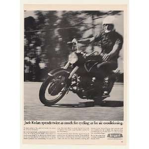  1966 Jack Kulan Motorcyclist Bryant Air Conditioning Print 