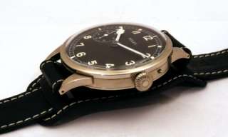 Vintage Big Rolex black military dial , custom made case  