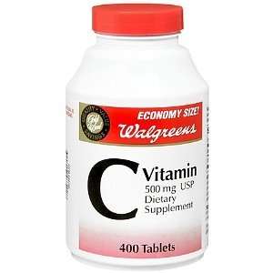   Vitamin C 500mg Tablets, 400 ea Health 