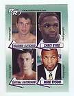 12) MIKE TYSON 2002 Boxing Card (w/Klitschko) LOT