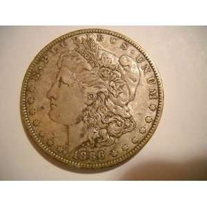  1886 O 90% Silver Morgan Dollar Extremely Fine Condition 