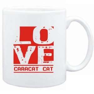 Mug White  LOVE Caracat  Cats:  Sports & Outdoors