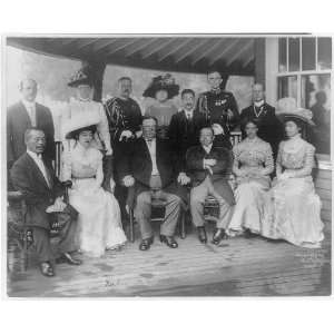  William Howard Taft,President U.S.,with group of Japanese 