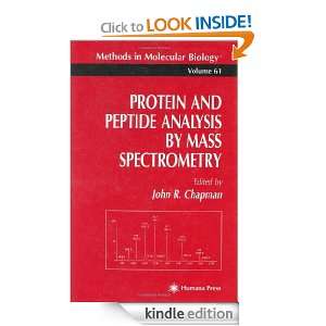   Peptide Analysis by Mass Spectrometry (Methods in Molecular Biology
