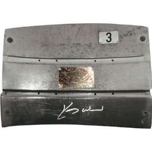  Kerry Wood Autographed Wrigley Field Actual Seatback 