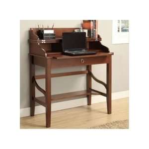 Cherry Transitional Lap Top Desk with Lift Top & Pull out Tray 
