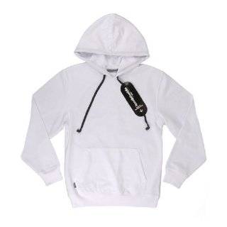 Hoodie Buddie Built In  Headphone Buds Pullover Pull Over White 