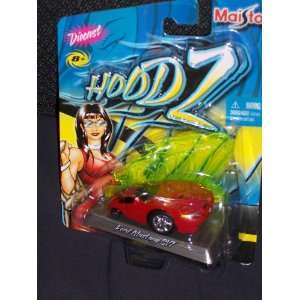  Maisto Hoodz Die Cast Ford Mustang SVT RED: Toys & Games