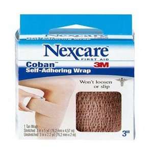  MMMH1583   Self Adherent Coban Wrap, 3x5 Yards Stretched 