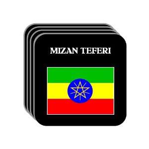  Ethiopia   MIZAN TEFERI Set of 4 Mini Mousepad Coasters 