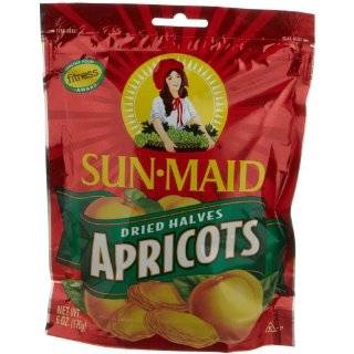 Sun Maid California Apricots, 6 Ounce Pouches (Pack of 4) by SUN MAID