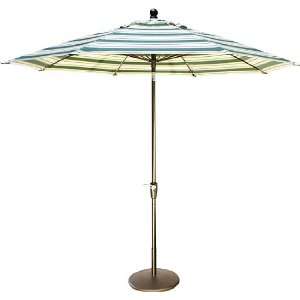   Auto Tilt Market Umbrella with FIBERGLASS Ribs: Patio, Lawn & Garden