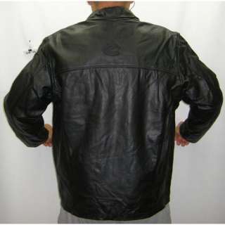   Coat Vancouver Canucks Mens XL Medium Weight Black Leather  